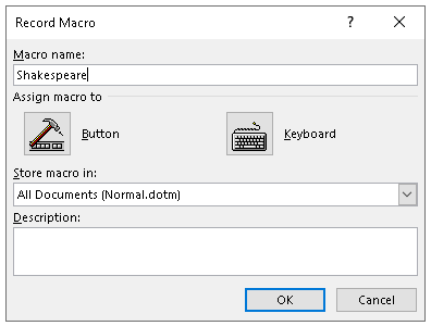 how to make a macro in word easily